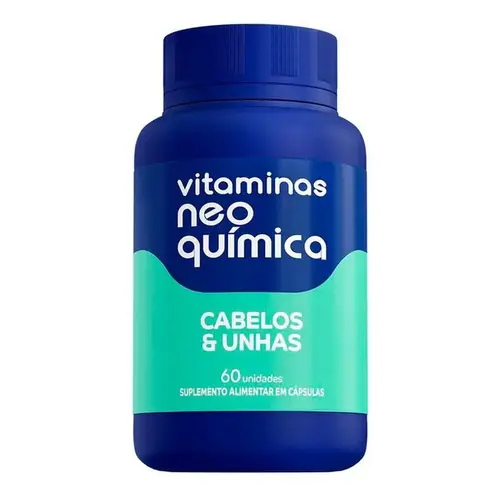 Multivitamínico Neo Química Cabelos e Unhas 60 cápsulas