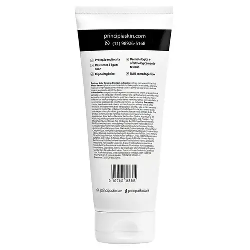 Protetor Solar Corporal Principia Ultra Proteção FPS 99 PS-03 200ml