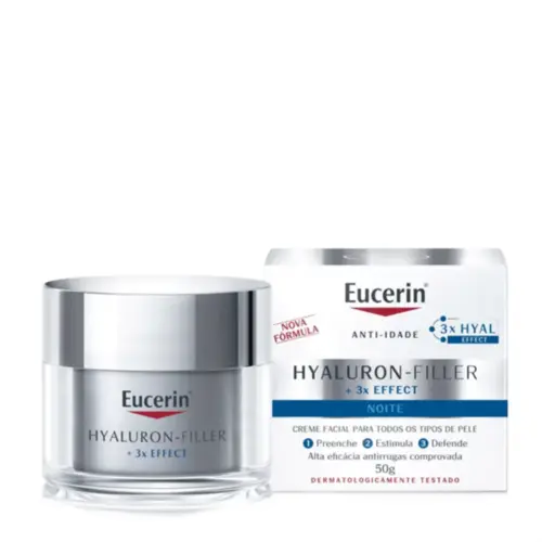 Creme Hidratante Facial Eucerin Hy-fi 3x Effect Noite Anti-idade 50ml