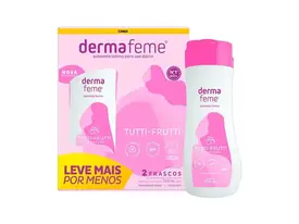 Kit Sabonete Líquido Íntimo Dermafeme Tutti-Frutti 2 Unidades - 200ml