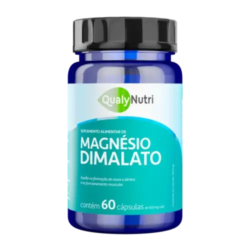 Magnesio Dimalato 1650mg 60 Comprimidos - QualyNutri