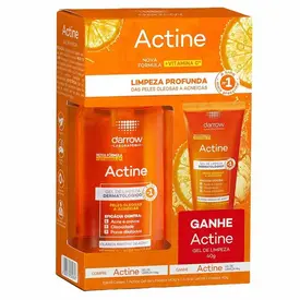 Kit Gel de Limpeza Facial Darrow Actine 140g + 40g