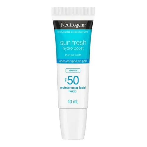 Protetor Solar Facial Neutrogena Sun Fresh Hydro Boost FPS50 Sem Cor 40ml
