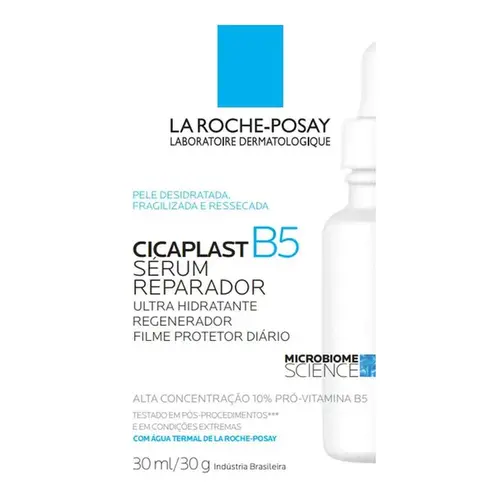 Sérum Facial Cicaplast B5 La Roche-Posay Reparação da Barreira Cutânea 30ml