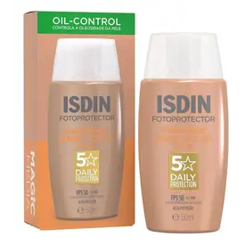 rotetor Solar Facial ISDIN FPS50 Fusion Water 5 Stars Cor Média 50ml