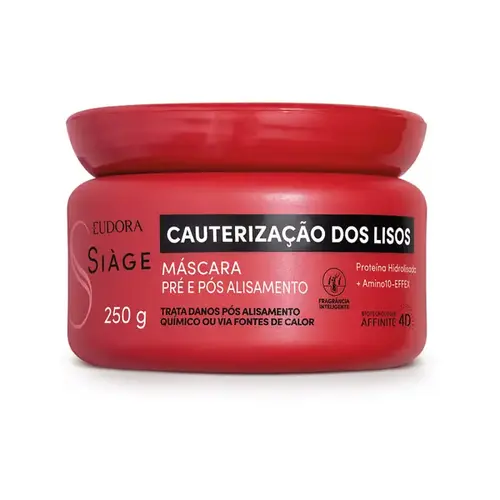 Máscara Capilar Siàge Cauterização dos Lisos 250g