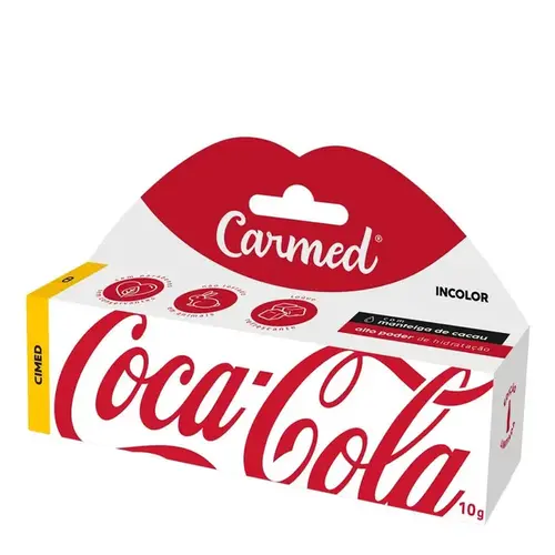 Hidratante Labial Carmed Coca Cola Incolor 10g