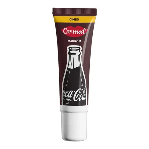 Hidratante Labial Carmed Coca Cola Marrom 10g