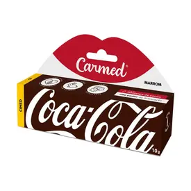 Hidratante Labial Carmed Coca Cola Marrom 10g
