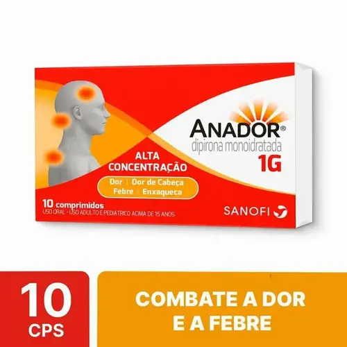 Anador 1G 10 Comprimidos