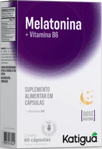 Melatonina Moonlight Katiguá 60 Cápsulas