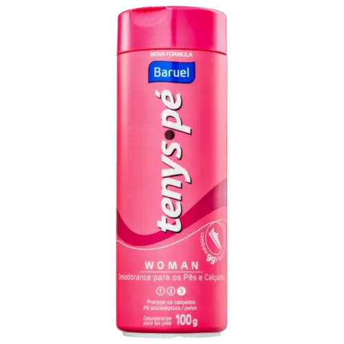 Talco Desodorante para os Pés - Tenys Pé Baruel Mulher 100g