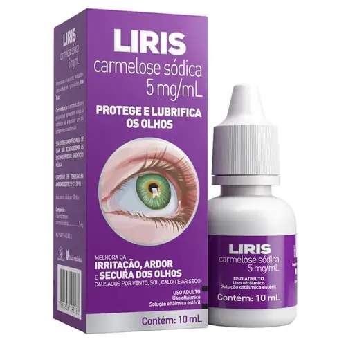 Liris 5mg 10ml - Lubrificante Oftálmico - União Química