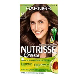 Tinta de Cabelo Garnier Nutrisse Creme 67 Chocolate