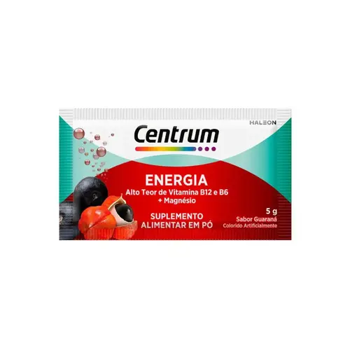Centrum Energia Sabor Guaraná Pó Efervescente 12 Sachês