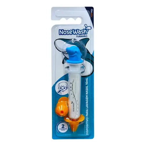 Seringa para Lavagem Nasal Infantil Nosewash Tubarão 10ml
