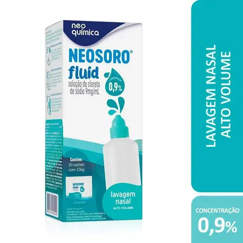 Neosoro Fluid Alto Volume 0,9% Pó Frasco + 30 Sachês