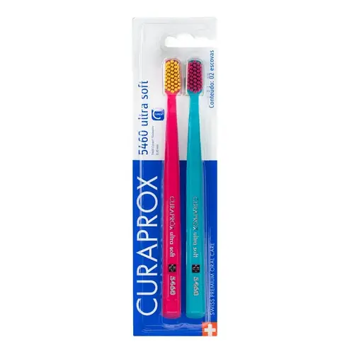 Escova de Dente Curaprox Ultra Soft 5460 - 2 Unidades