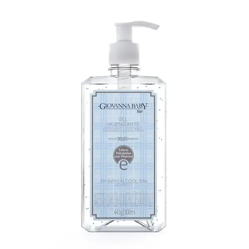 Álcool Gel Giovanna Baby Blue 500ml