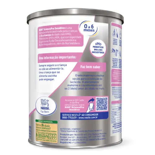 Fórmula Infantil NAN Sensitive 800g - Nestlé