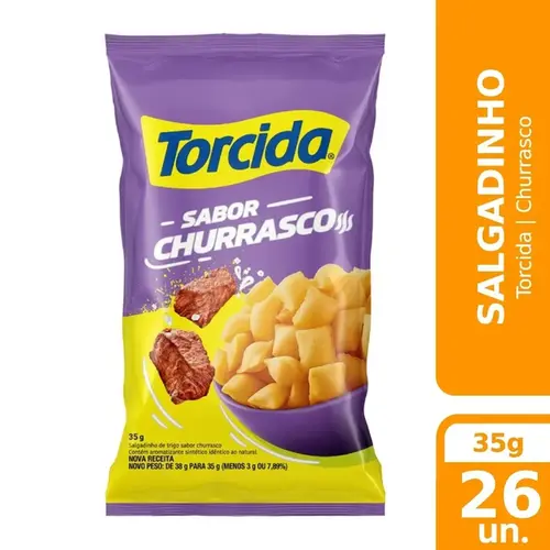 Salgadinho Elma Chips Torcida Churrasco 35g