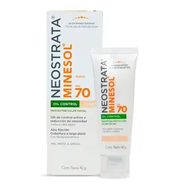 Protetor Solar Facial NeoStrata Minesol Oil Control Pele Clara FPS70 40g