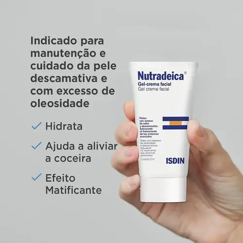 Gel Creme Facial Isdin Nutradeica 50ml