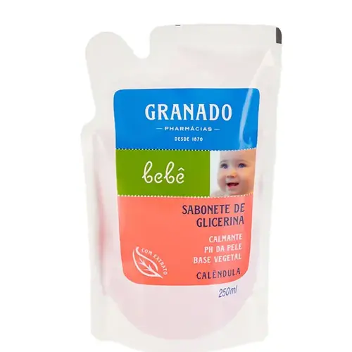 Sabonete Líquido Infantil Granado Bebê Calêndula Refil 250ml