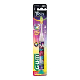 Escova Dental Infantil que Pisca GUM Trolls 1 Unidade