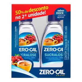 Kit 2 Adoçante Zero-Cal Sucralose 100ml