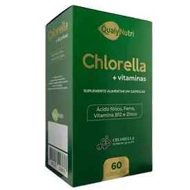 Chlorella 500mg Qualynutri - 60 Cápsulas