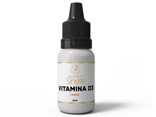 Vitamina D3 1.000UI Gotas 10ml - Manipulação Sinete