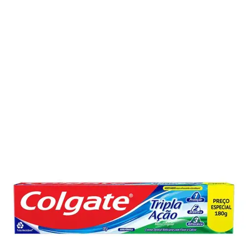 Creme Dental Colgate Tripla Ação Menta Original 180g