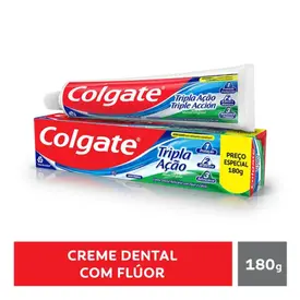 Creme Dental Colgate Tripla Ação Menta Original 180g