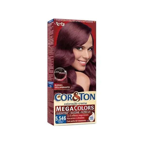 Tintura de Cabelo Cor&Ton 5.546 Vermelho Amora 1 Unidade