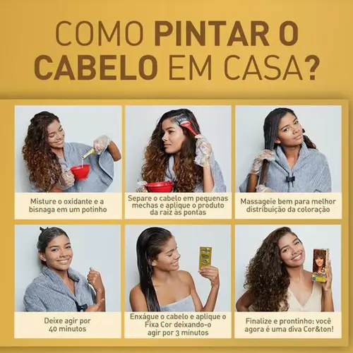 Tintura de Cabelo Cor&Ton 5.546 Vermelho Amora 1 Unidade