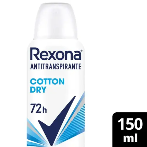 Desodorante Rexona Cotton Dry Aerosol Feminino 150ml