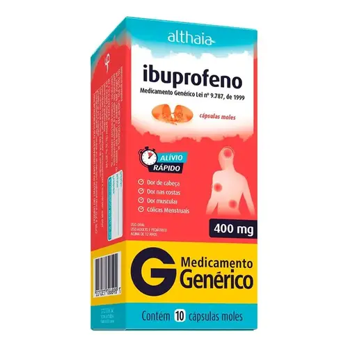 Ibuprofeno 400mg Genérico Althaia 10 Cápsulas