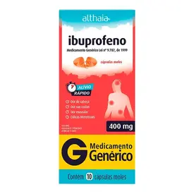 Ibuprofeno 400mg Genérico Althaia 10 Cápsulas
