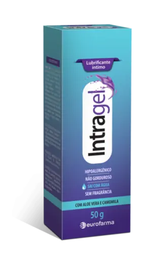 Gel Lubrificante Íntimo Intra Gel Hipoalergênico 50g