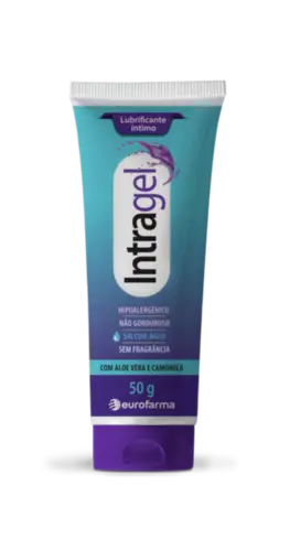 Gel Lubrificante Íntimo Intra Gel Hipoalergênico 50g