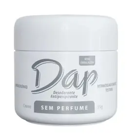 Desodorante Dap sem Perfume Creme Unissex 55g