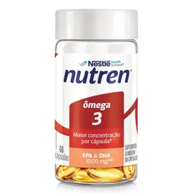 Ômega 3 Nutren 1000mg 60 Cápsulas
