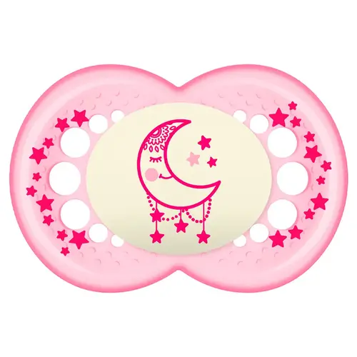 Chupeta MAM Original Night Rosa Nº2 +6 Meses - 1 Unidade