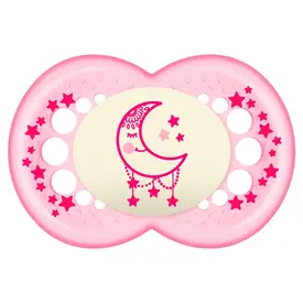 Chupeta MAM Original Night Rosa Nº2 +6 Meses - 1 Unidade
