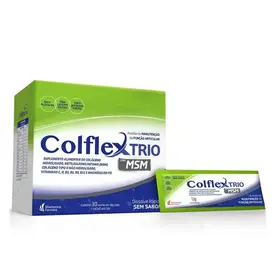 Colágeno Hidrolisado - Colflex Trio MSM 30 Sachês de 12g - Mantecorp