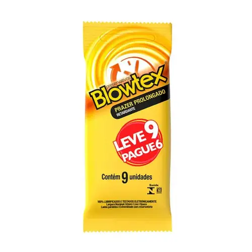 Preservativo Blowtex Efeito Retardante Leve 9 Pague 6