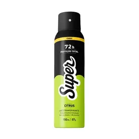 Desodorante Masculino Super Men Citrus 72H Antitranspirante Aerossol 150ml