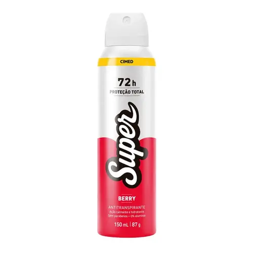 Desodorante Feminino Super Berry 72H Antitranspirante Aerossol 150ml
