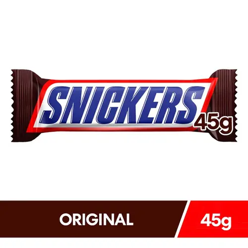 Chocolate Snickers Dark Amendoim e Chocolate Meio Amargo 45g